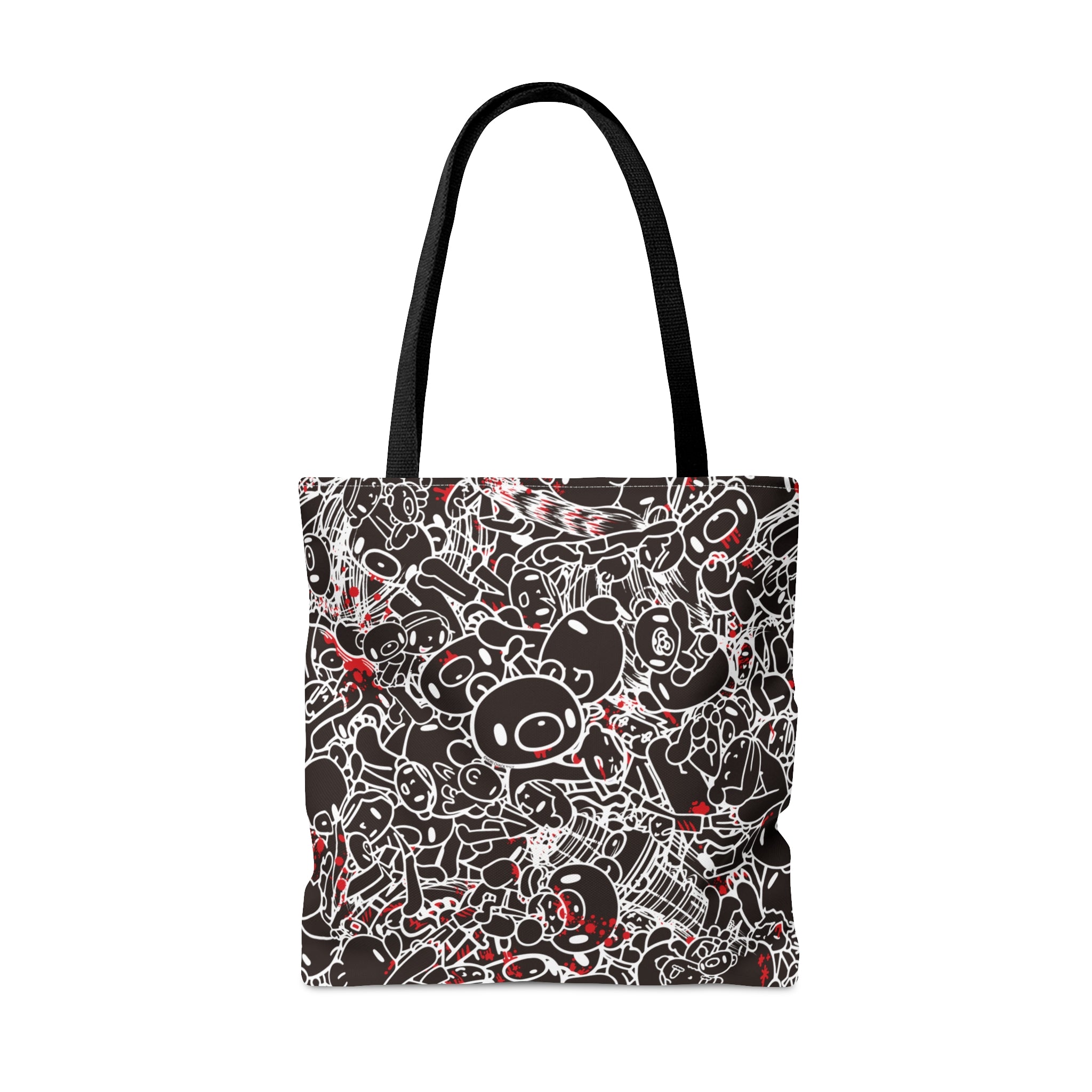 Gloomy & Pity (Black) Chaos Tile Canvas Tote Bag
